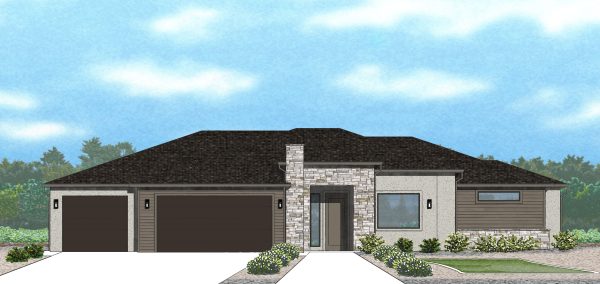 Alvara Modern Prairie - Single Story House Plans in Cedar City UT