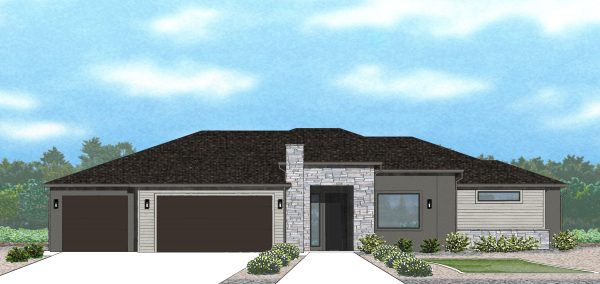 Alvara Modern Prairie - Single Story House Plans in Cedar City UT