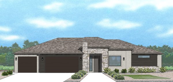 Alvara Modern Prairie - Single Story House Plans in Cedar City UT