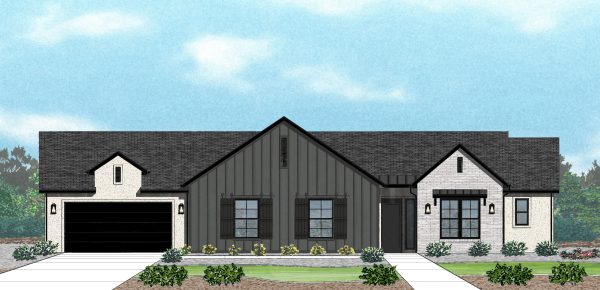Carolina Farmhouse - Single Story House Plans in Cedar City UT