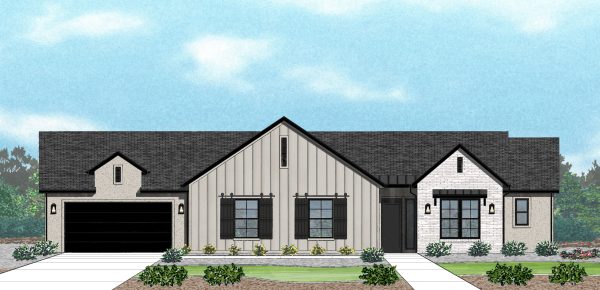 Carolina Farmhouse - Single Story House Plans in Cedar City UT