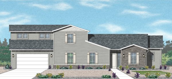 Corymb Craftsman - 2 Story House Plans in Cedar City UT