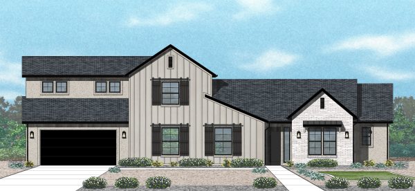 Corymb Farmhouse - 2 Story House Plans in Cedar City UT