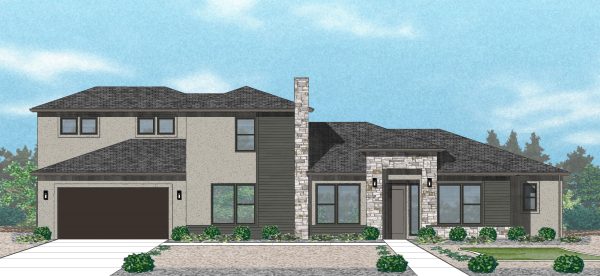 Corymb Modern Prairie - 2 Story House Plans in Cedar City UT