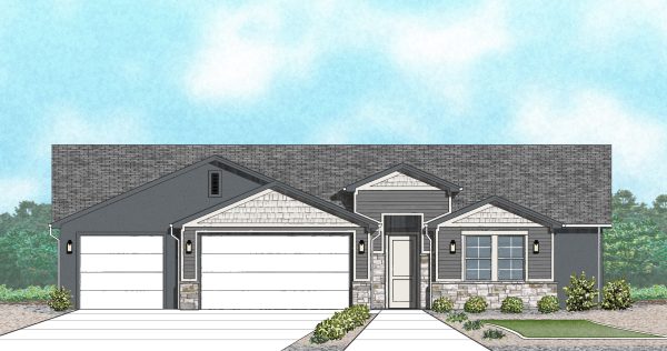 Carabella Craftsman - Single Story House Plans in Utah